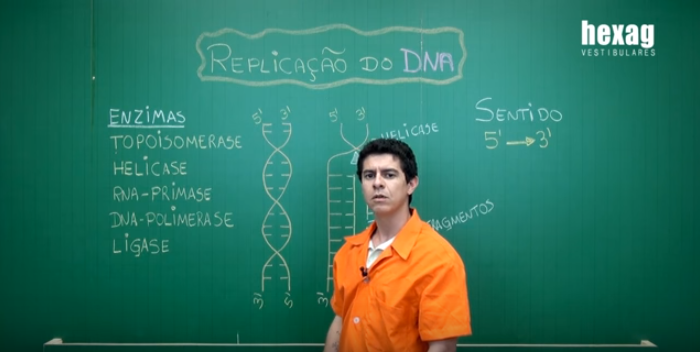 Aula em vídeo – Replicação do DNA